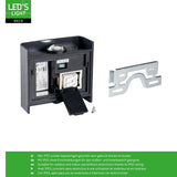 Außenleuchte mit Lichtquelle - Wandleuchte - 170lm 2000K/2700K/4000K - Schwarz - IP65