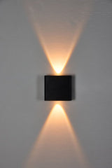 Außenleuchte mit Lichtquelle - Wandleuchte - 170lm 2000K/2700K/4000K - Schwarz - IP65