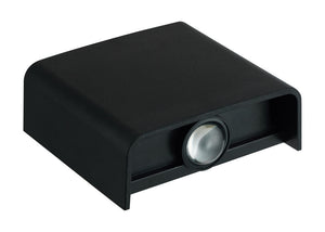 LED Wall Light 170 Lumen - 2W - Cool White 4000K/Warm White 2700K/2000K - Black - IP65 - Outdoor Lighting