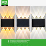 Außenleuchte mit Lichtquelle - Wandleuchte - 450lm 2000K/2700K/4000K - Schwarz - IP65