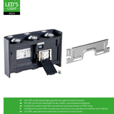 Außenleuchte mit Lichtquelle - Wandleuchte - 450lm 2000K/2700K/4000K - Schwarz - IP65