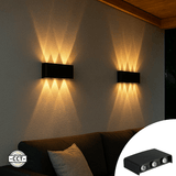 Außenleuchte mit Lichtquelle - Wandleuchte - 450lm 2000K/2700K/4000K - Schwarz - IP65