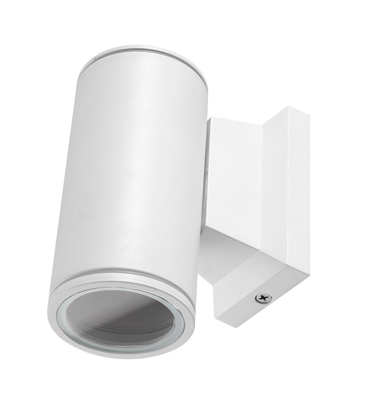 Buitenlamp rond wit | enkele GU10 lampvoet voor één spot | waterdicht IP65 - LEDPLANET.NL
