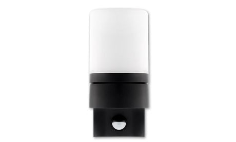Buitenlamp Veroni zwart RAL 9011 + PIR bewegingssensor | LED 7.5W - 380 Lumen | koelwit 4000K | waterdicht IP54 - LEDPLANET.NL