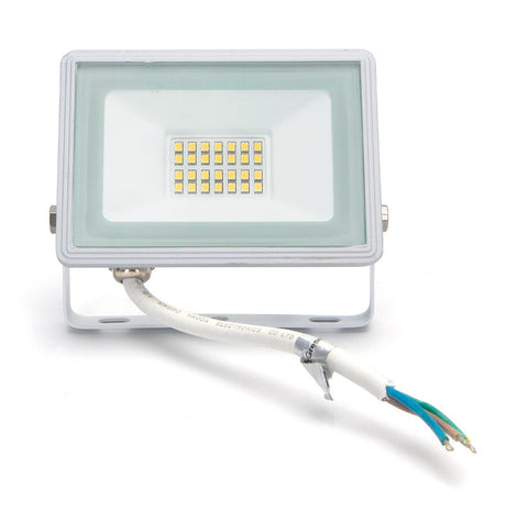 Buitenlamp wit | LED 20W=180W schijnwerper | koelwit 4000K | waterdicht IP65 - LEDPLANET.NL