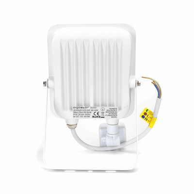 Buitenlamp met sensor, LED schijnwerper 30W vervangt 300W, koelwit 4000K