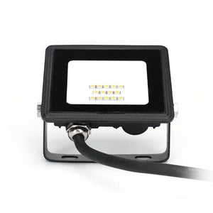 LED outdoor lamp cool white 4000K - 10W 900 lumens - IP65 waterproof - black