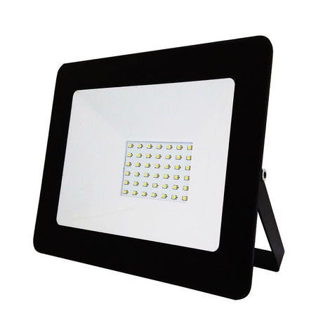 Buitenlamp zwart LED 30W 270W schijnwerper daglichtwit 6400K IP65 - LEDPLANET.NL