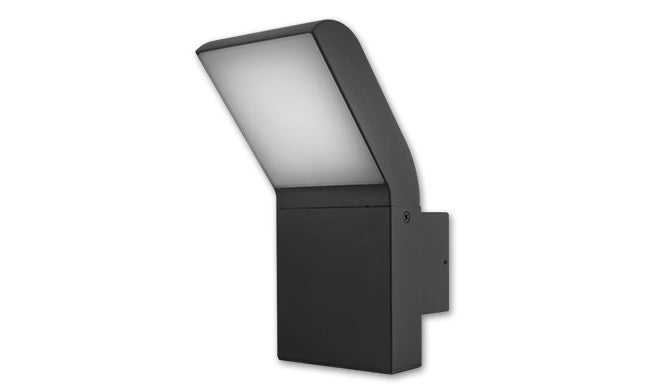 Buitenlamp Clark zwart RAL 7021 | LED 12W - 550 Lumen | koelwit 4000K | waterdicht IP54