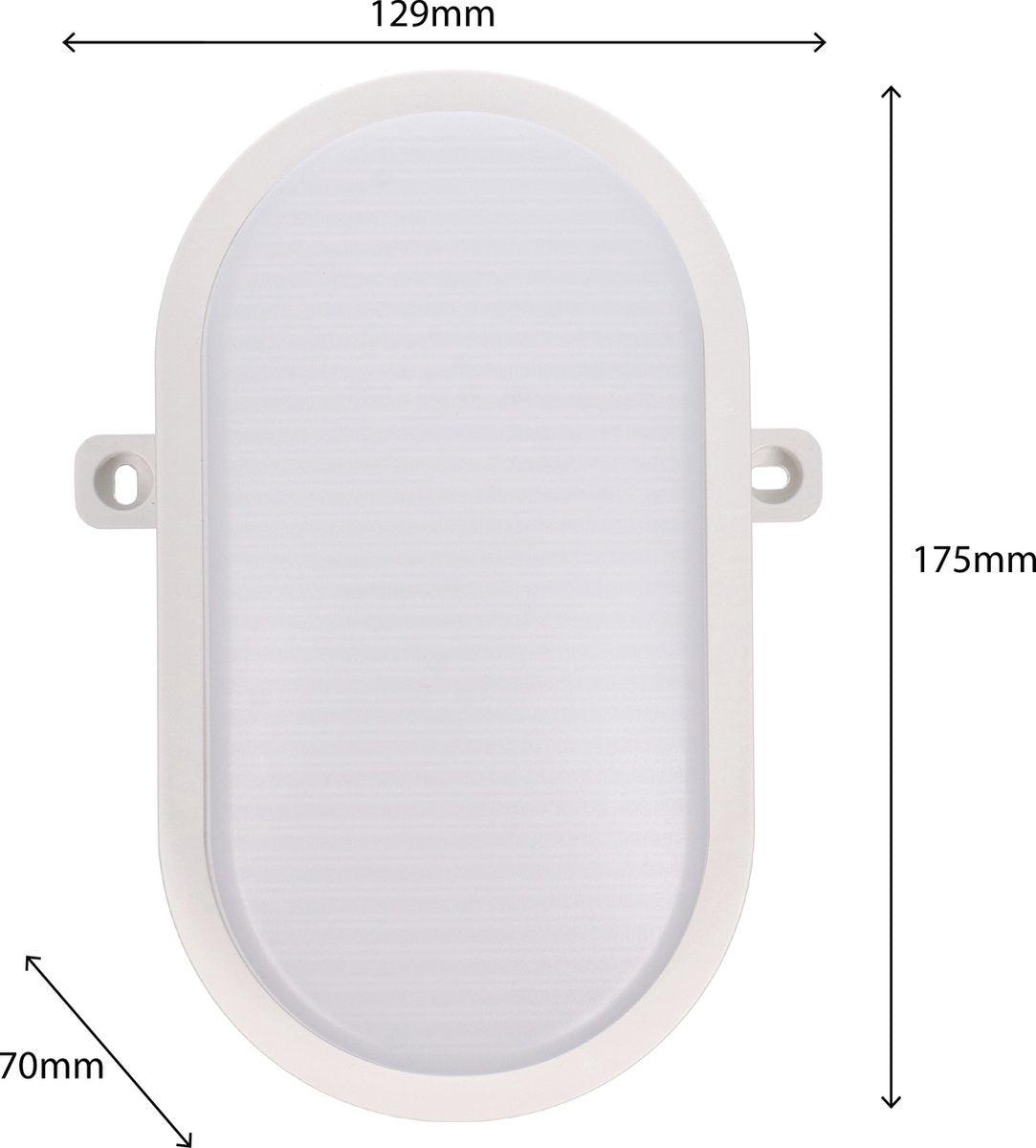 Bull Eye Deckenleuchte Wandleuchte - IP65 Wasserdicht - für Innen und Außen - 18 cm