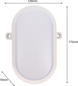 Bull Eye Deckenleuchte Wandleuchte - IP65 Wasserdicht - für Innen und Außen - 18 cm