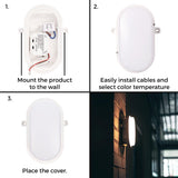 Bull Eye Deckenleuchte Wandleuchte - IP65 Wasserdicht - für Innen und Außen - 18 cm