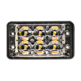 LED flash 6 LEDs | R65 | slimline | amber | 10-30v | SSLED62DVAR65