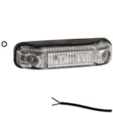 LED marker light white | 12-24v | 50cm. cable | M10MV-500W