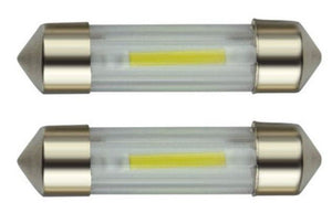 C5W Autolampe 36 mm – 2er-Pack – LED-Soffitte – Glühfaden, Tageslichtweiß 6500 K – 12 V DC – 2 W
