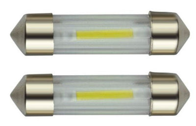 Ampoules LED C5W 2 pièces | Navette LED 36 mm | COB blanc lumière du jour 6500 K | 12 volts - 2 watts - LEDPLANET.NL
