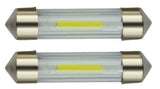C5W autolamp 2 stuks | LED festoon 39mm | COB daglichtwit 6500K | 12 Volt - 2 Watt - LEDPLANET.NL