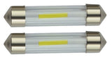 C5W autolamp 2 stuks | LED festoon 41mm | COB warmwit 3000K | 24 Volt - 2 Watt - LEDPLANET.NL