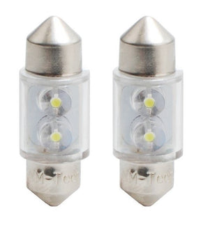 C5W car bulb 2-pack white | LED festoon 31mm | SV8.5 0.13W - 12V DC - LEDPLANET.NL