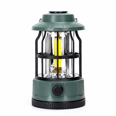 Noodlamp & campinglamp op batterijen, dimbare LED tentlamp met handvat, warmwit 3000K
