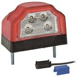 LED license plate light | 12-36V | with 0.75mm.2 connector | M10KV-110R