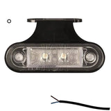 LED marker light white | 12-24V | 50cm cable | M10MV-400W