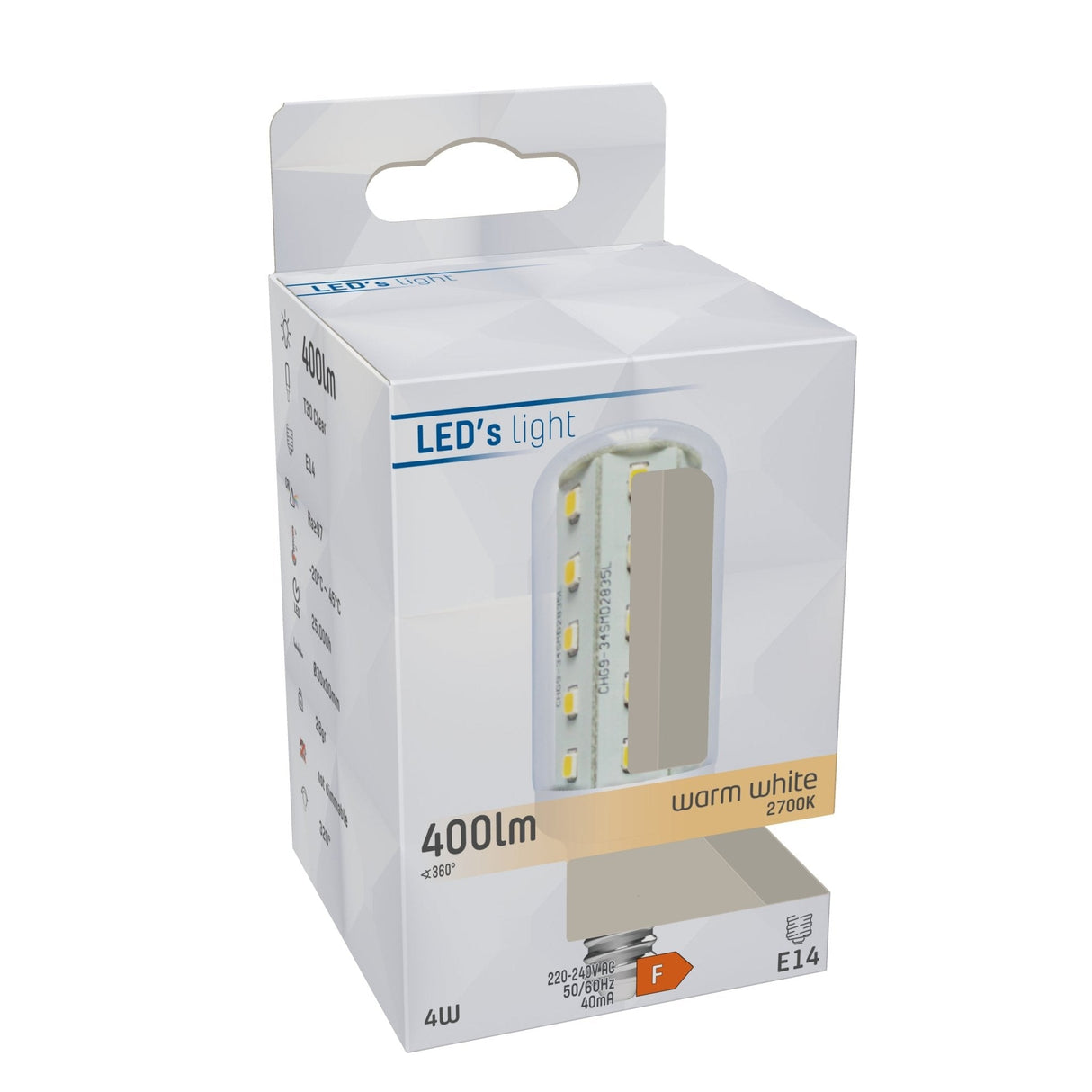 ColorPro LED-Lampe E14 - T30-Röhre - Farbwiedergabeindex 97 - Warmweiß - 4W (35W)