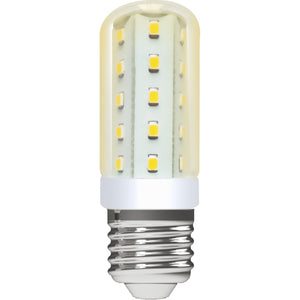 LED-Lampe, 400 Lumen, 4 W, warmweiß (2700 K), E27-Fassung, T30-Röhre, Farbwiedergabeindex (CRI) 97, ersetzt 35-W-Glühbirne, Klarglas