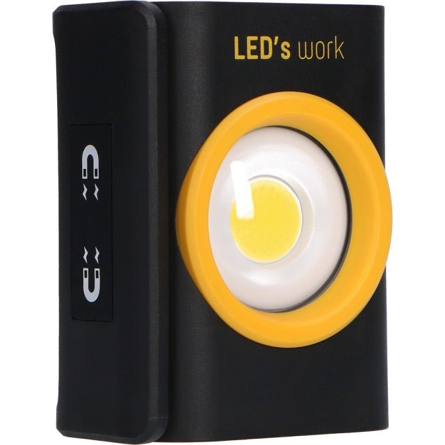 LED's Work Compacte LED Werklamp 1000 - Met oplaadbare accu – Dimbaar in 10 stappen – IP65