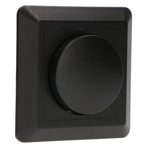LED's Light Complete Dimmerknop met Frame - Zwart - Past in frames van GIRA, JUNG, Busch-Jaeger