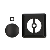 LED-Licht-Komplettdimmerknopf mit Rahmen – Schwarz – Passend für Rahmen von GIRA, JUNG, Busch-Jaeger