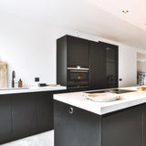 LED-Licht-Komplettdimmerknopf mit Rahmen – Schwarz – Passend für Rahmen von GIRA, JUNG, Busch-Jaeger