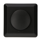 LED-Licht-Komplettdimmerknopf mit Rahmen – Schwarz – Passend für Rahmen von GIRA, JUNG, Busch-Jaeger