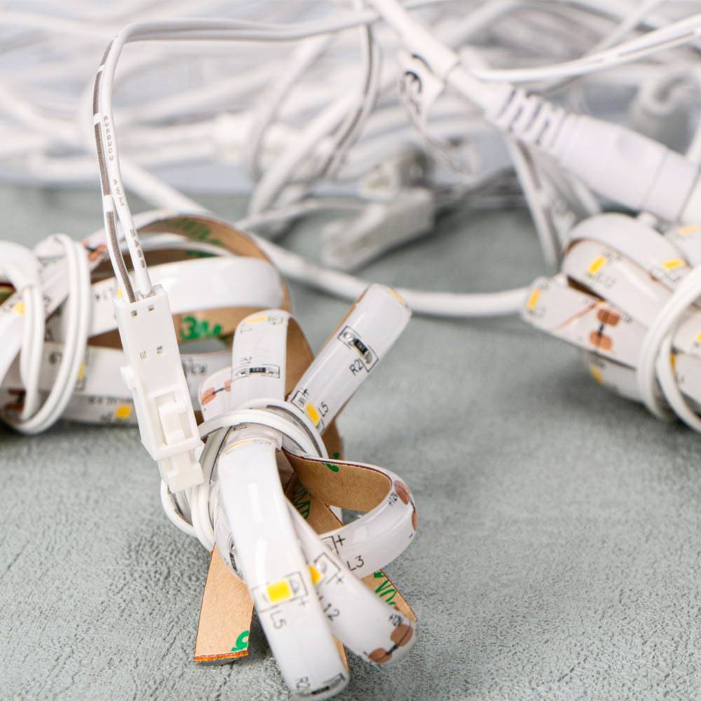 LED's Light Complete LED Stair Lighting Set - 15 steps x 80 cm - Adjustable length - Cold white light