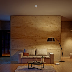 LED's Light Cube LED Ceiling Lamp - 1 light point - Rotatable light - Steel - 10 x 8 cm - White
