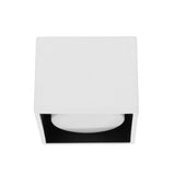LED's Light Cube LED Ceiling Lamp - 1 light point - Rotatable light - Steel - 10 x 8 cm - White