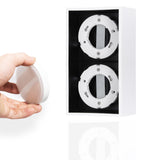 LED's Light Cube LED Ceiling Lamp - 2 light points - Rotatable light - Steel - 20 x 8 cm - White