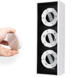 LED's Light Cube LED Ceiling Lamp - 3 light points - Rotatable light - Steel - 30 x 8 cm - White