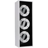 LED's Light Cube LED Ceiling Lamp - 3 light points - Rotatable light - Steel - 30 x 8 cm - White