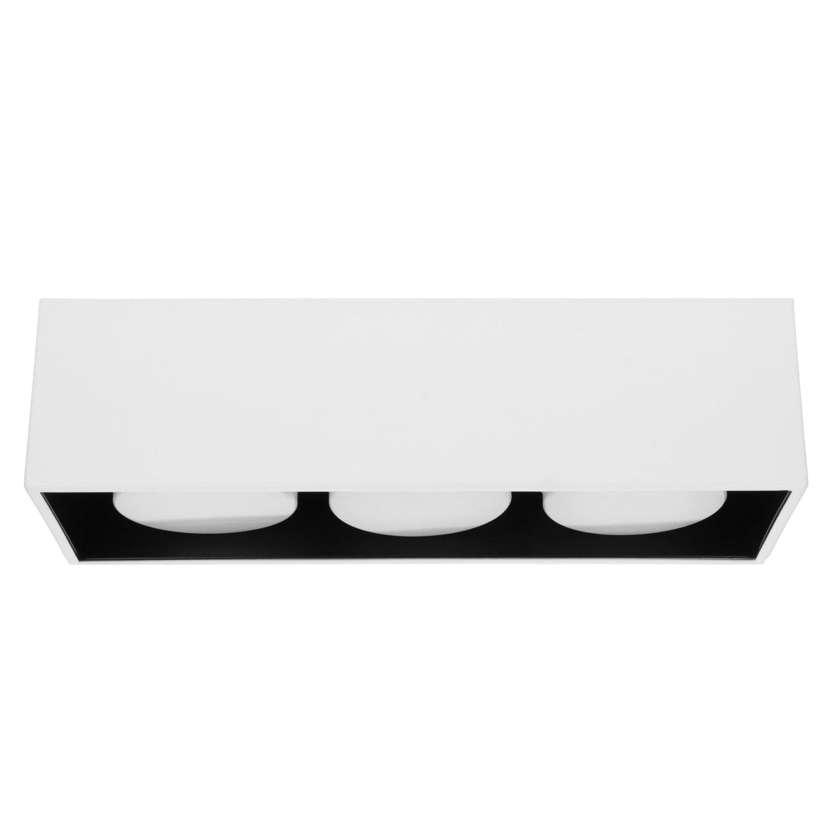 LED's Light Cube LED Ceiling Lamp - 3 light points - Rotatable light - Steel - 30 x 8 cm - White