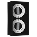 LED's Light Cube LED Ceiling Lamp - 2 light points - Rotatable light - Steel - 20 x 8 cm - Black