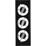 LED's Light Cube LED Ceiling Lamp - 3 light points - Rotatable light - Steel - 30 x 8 cm - Black