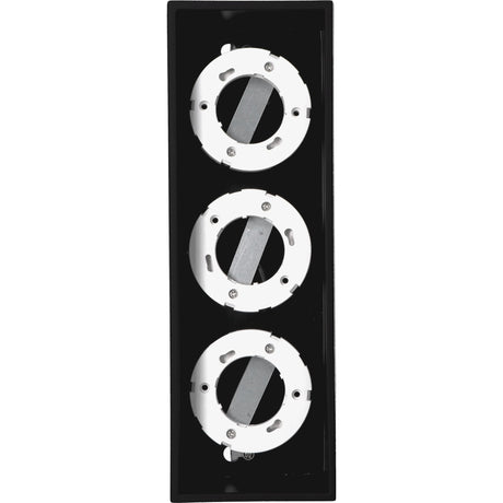 LED's Light Cube LED Plafondlamp - 3 lichtpunten - Draaibaar licht - Staal - 30 x 8 cm - Zwart
