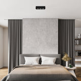 LED's Light Cube LED Ceiling Lamp - 3 light points - Rotatable light - Steel - 30 x 8 cm - Black