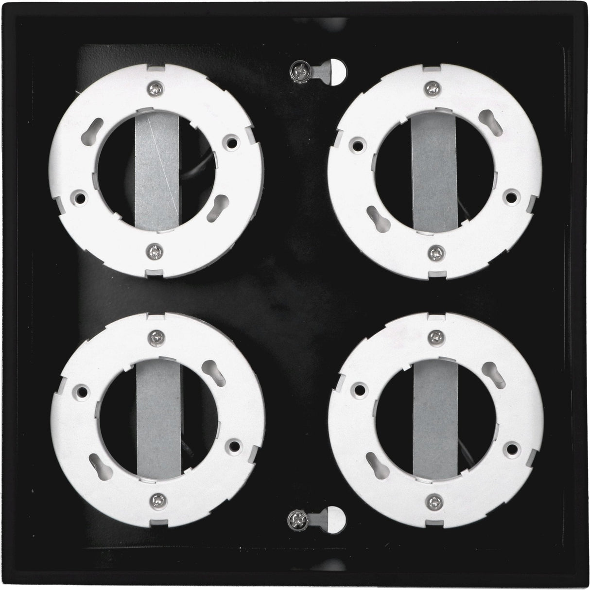 LED's Light Cube LED Ceiling Lamp - 4 light points - Rotatable light - Steel - 20 x 20 cm - Black