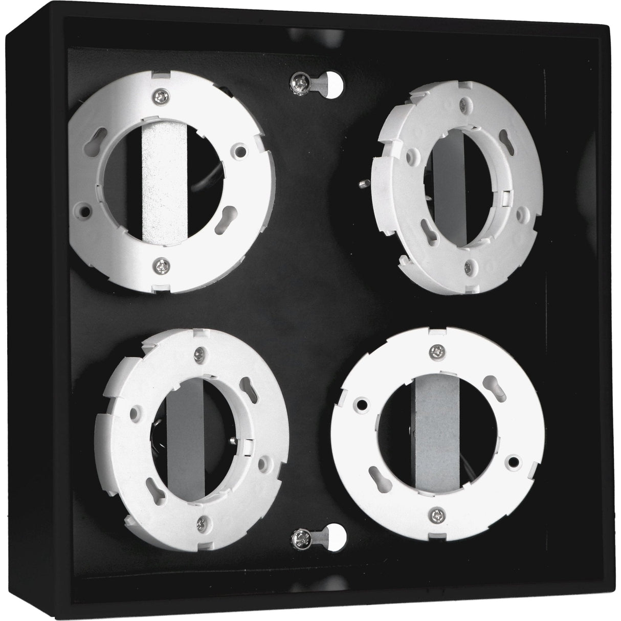 LED's Light Cube LED Ceiling Lamp - 4 light points - Rotatable light - Steel - 20 x 20 cm - Black