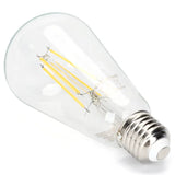 Carbon filament lamp E27 dimmable warm white | ST64 LED 6W~600Lm=51W halogen lighting | clear glass - 2700K