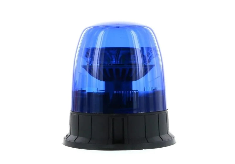 LED R65 Rundumkennleuchte blau 12/24V 3-Schraubenbefestigung, Einzelblitz | D14732