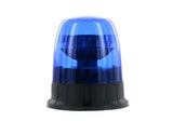 LED R65 Rundumkennleuchte blau 12/24V 3-Schraubenbefestigung, Einzelblitz | D14732