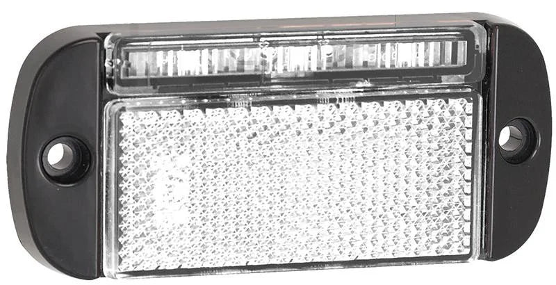 LED-Begrenzungsleuchte weiß | 12-24 V | 40 cm Kabel | 44WME